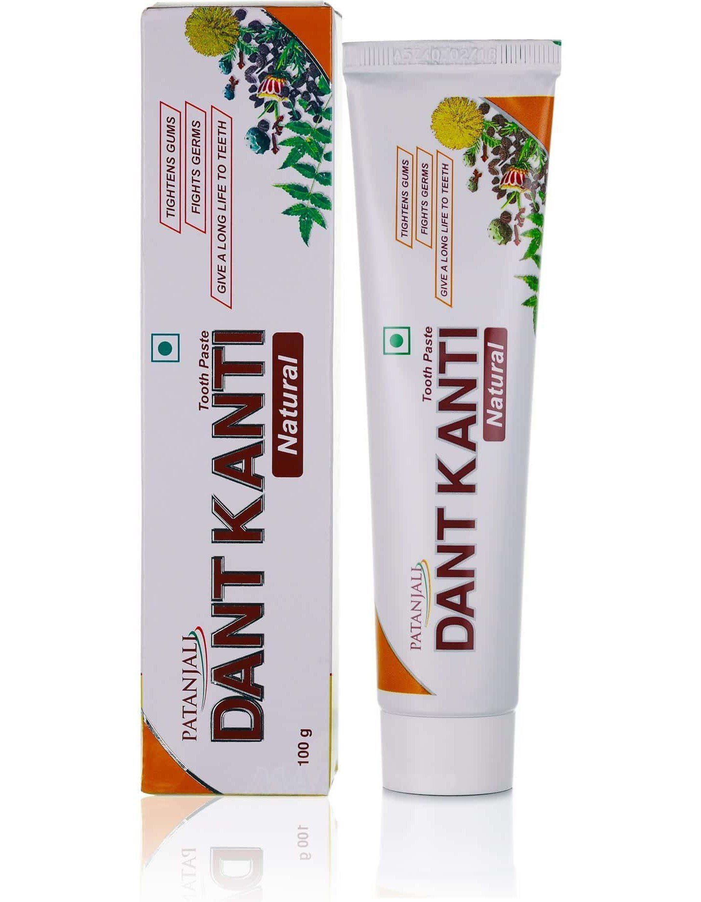 Dant Kanti Natural Toothpaste Patanjali (Зубная паста Дент Канти ...